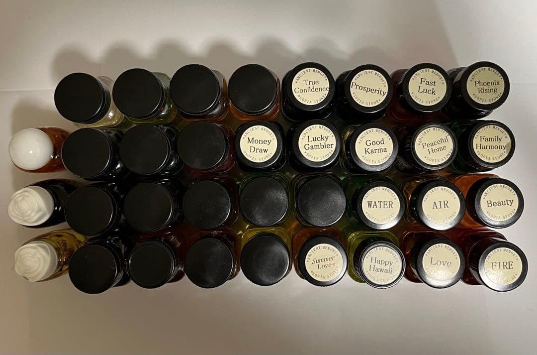 アンシェントメモリーオイル　35本まとめ売り　小瓶　スポイド　シール付き