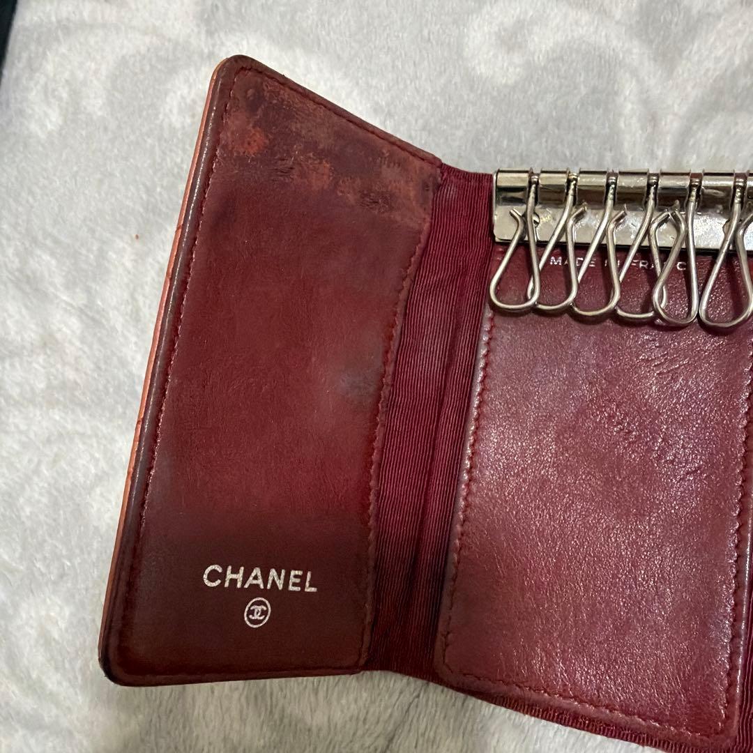 CoCo 志乃 CHANEL キーケース サーモンピンク