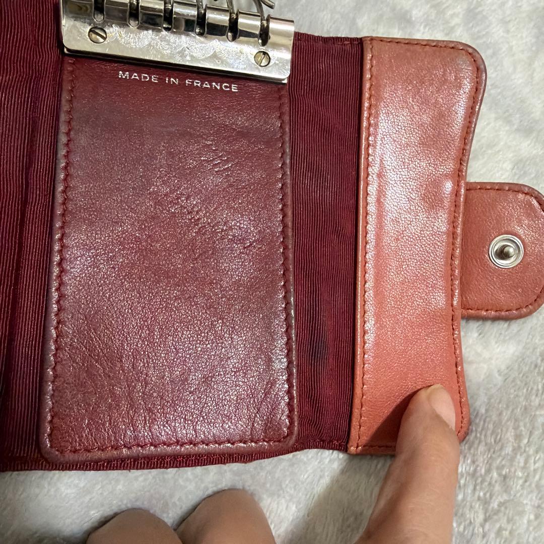 CoCo 志乃 CHANEL キーケース サーモンピンク