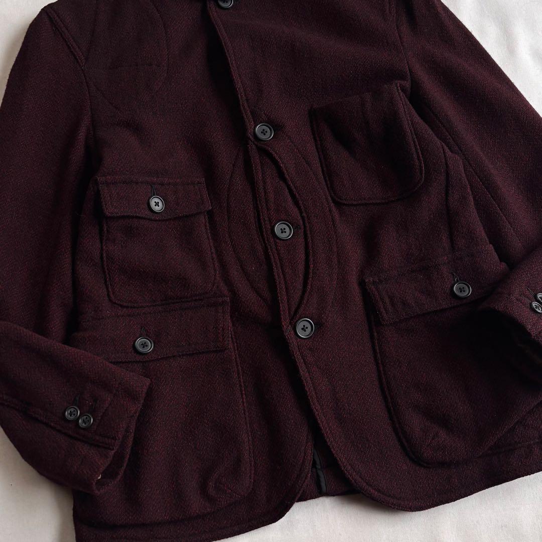 ジャケット・アウター 00s WOOLRICH half moon pocket wool JKT