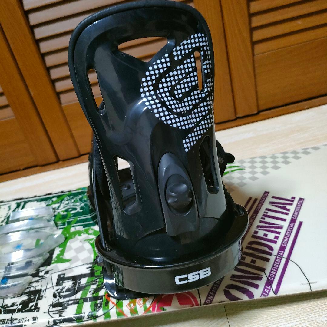 「美品」DIVISIONスノーボード153cm CSB Mサイズ ビンディング付