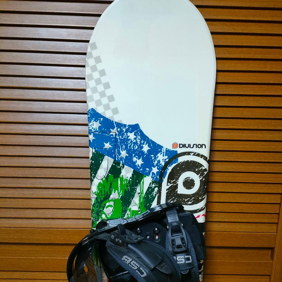 「美品」DIVISIONスノーボード153cm CSB Mサイズ ビンディング付