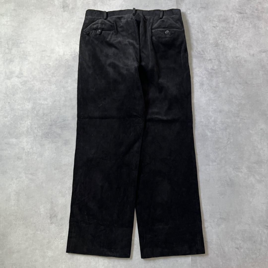 ポロバイ ラルフローレン W33 コーデュロイ ポロチノ 古着 黒 17066