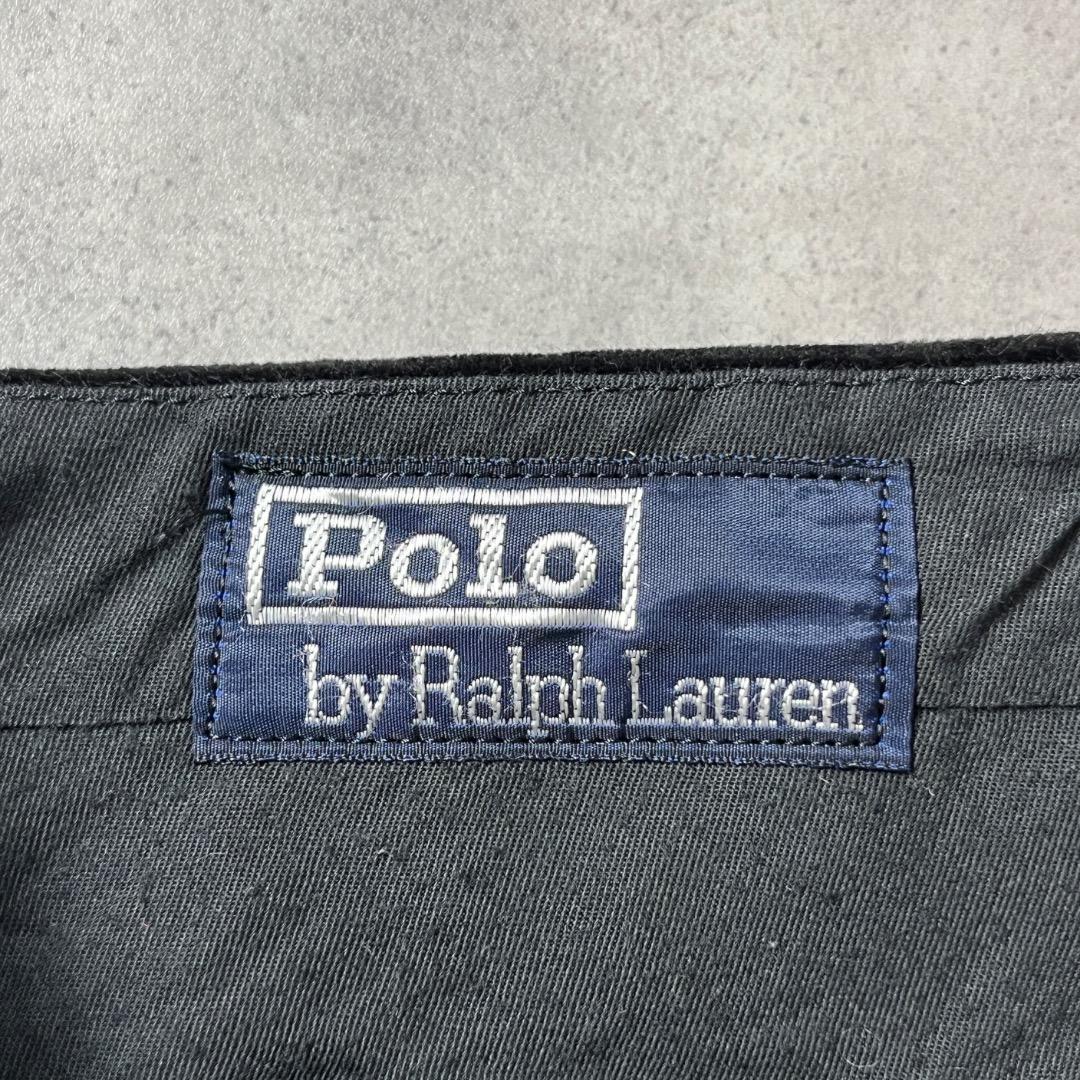 ポロバイ ラルフローレン W33 コーデュロイ ポロチノ 古着 黒 17066