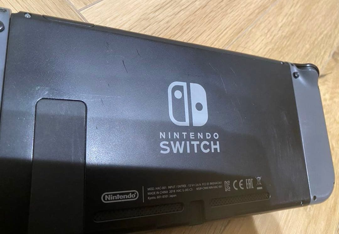 【訳あり】Nintendo Switch 本体 グレー ACアダプター