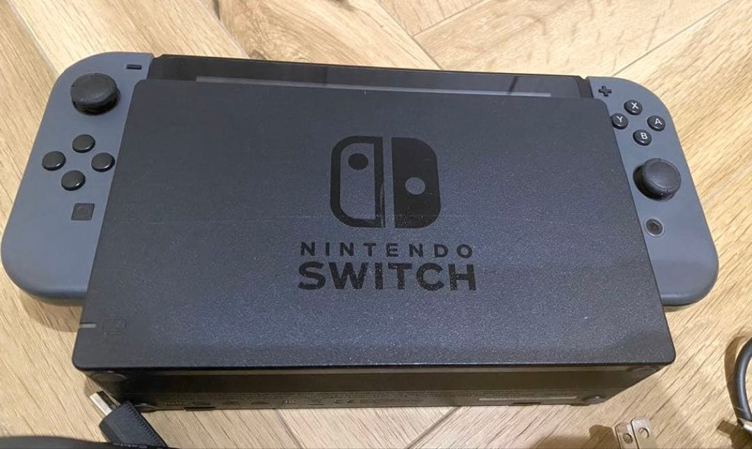 【訳あり】Nintendo Switch 本体 グレー ACアダプター