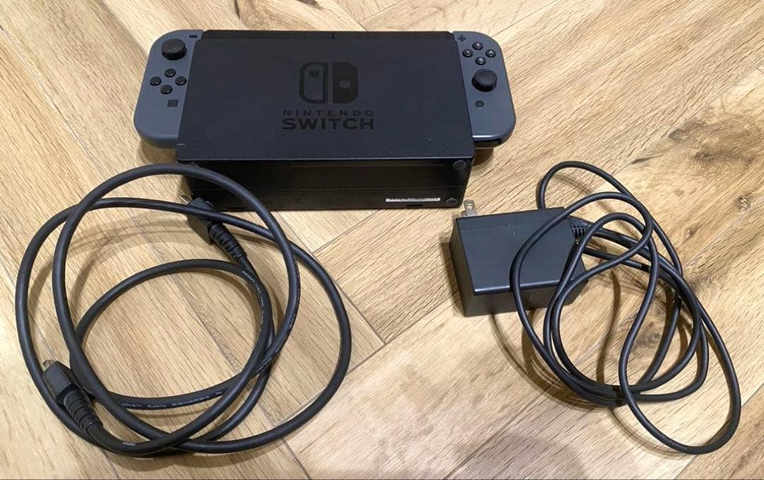 【訳あり】Nintendo Switch 本体 グレー ACアダプター