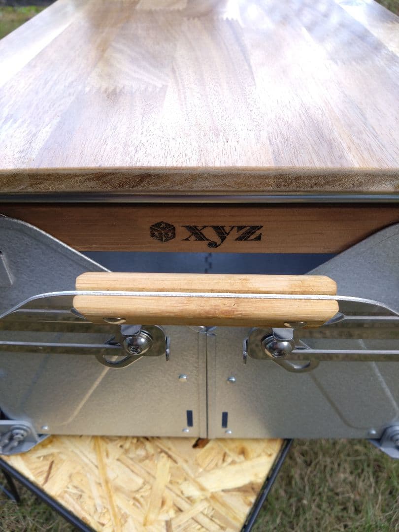 スノーピーク　シェルフコンテナ25用　スライド天板　ハンドメイド品　②