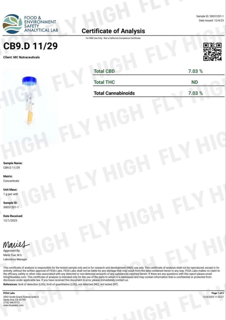 Δ9-CB9 原料 5ml 70.31% 新基準対応品