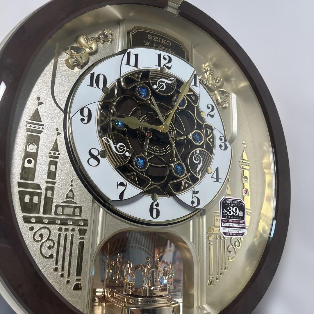 新品　SEIKO からくり時計　RE579B メロディ時計 オーバル型 全39曲