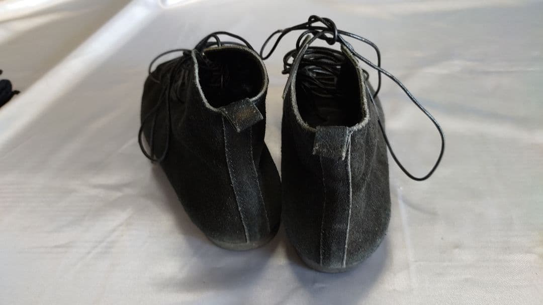 コムデギャルソン 黒 スエード ハイカットブーツ ２３．５cm 【保存袋付き】