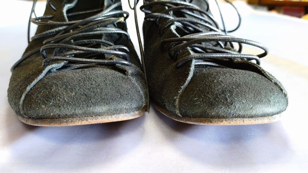 コムデギャルソン 黒 スエード ハイカットブーツ ２３．５cm 【保存袋付き】