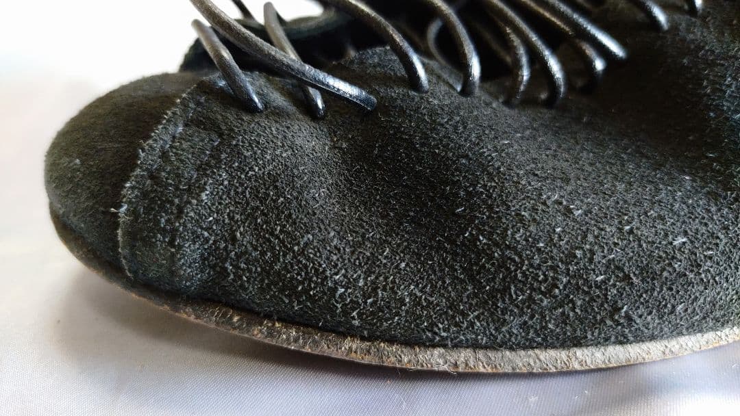 コムデギャルソン 黒 スエード ハイカットブーツ ２３．５cm 【保存袋付き】