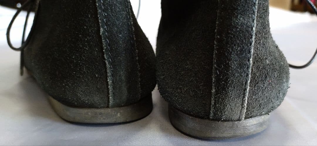 コムデギャルソン 黒 スエード ハイカットブーツ ２３．５cm 【保存袋付き】