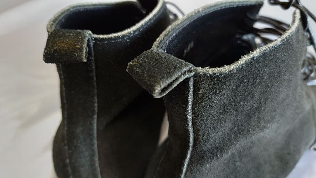 コムデギャルソン 黒 スエード ハイカットブーツ ２３．５cm 【保存袋付き】