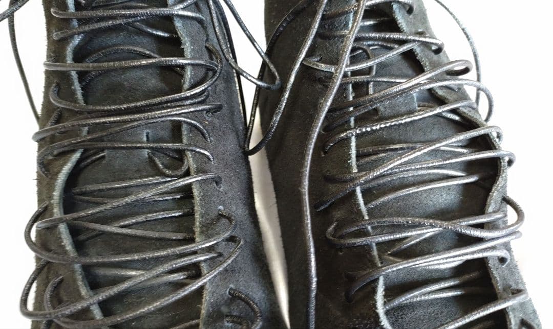 コムデギャルソン 黒 スエード ハイカットブーツ ２３．５cm 【保存袋付き】