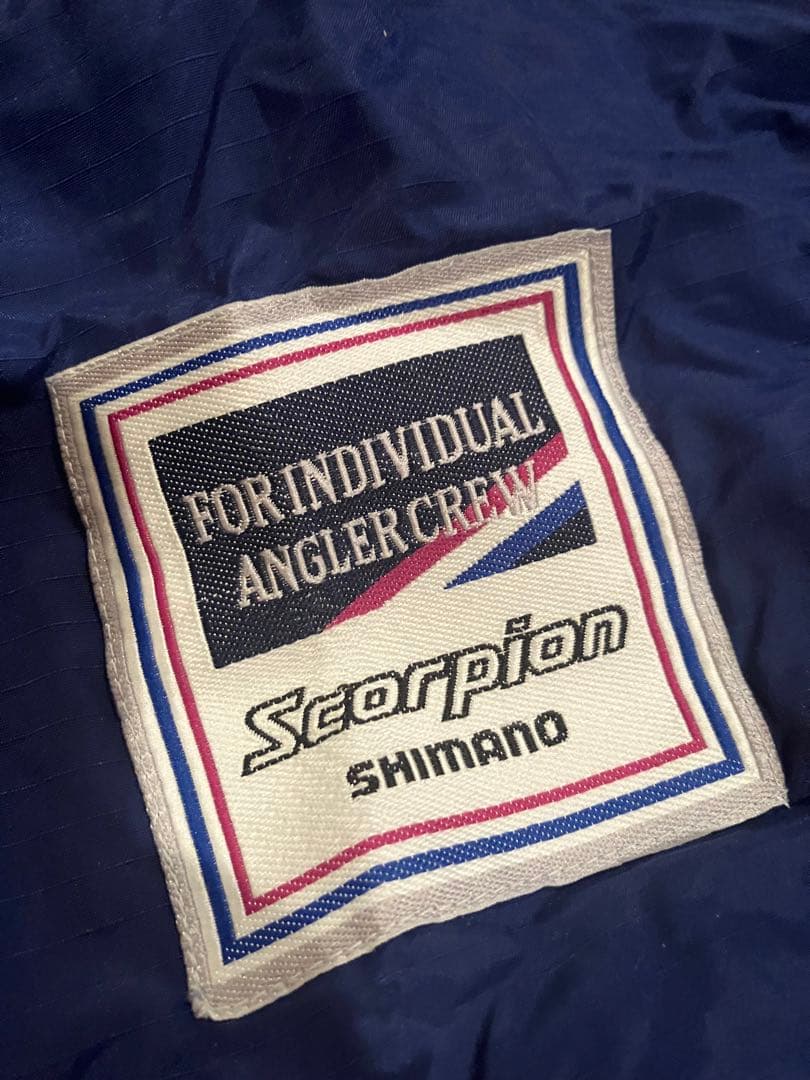 【未着用タグ有】シマノ スコーピオン フリースブルゾン バス釣り/レトロ/昭和