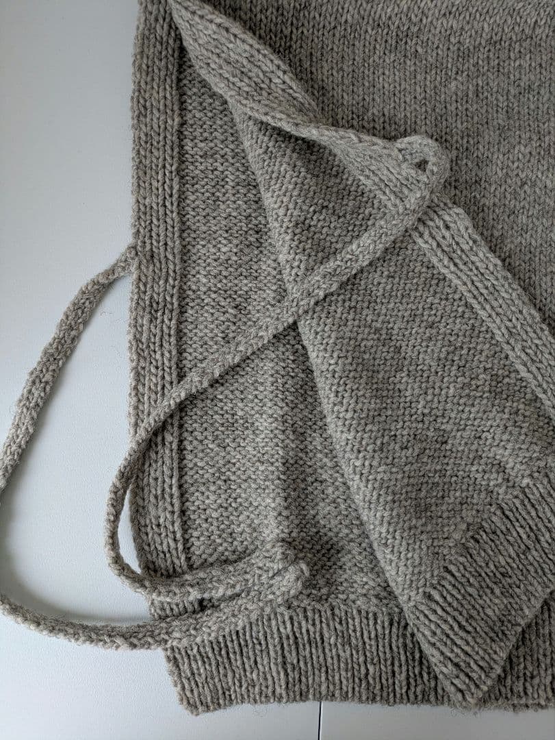 かぐれ ペルーワイドニットベスト GRAY