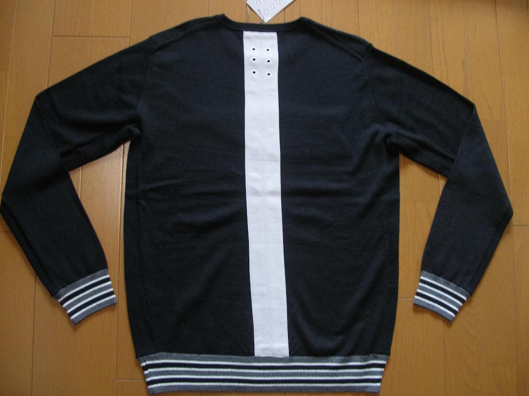 ラッセルノ FLAG LOGO KNIT SWEATER サイズ4 BLK 新品