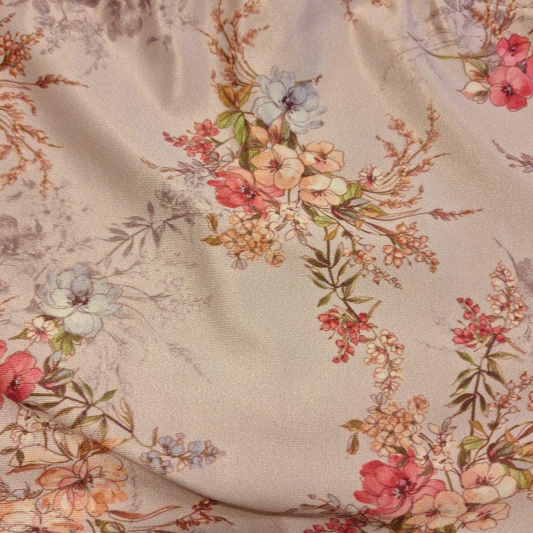 新品未使用　シルフィーヌ　花柄 五分袖レオタード 40　Lサイズ　日本製