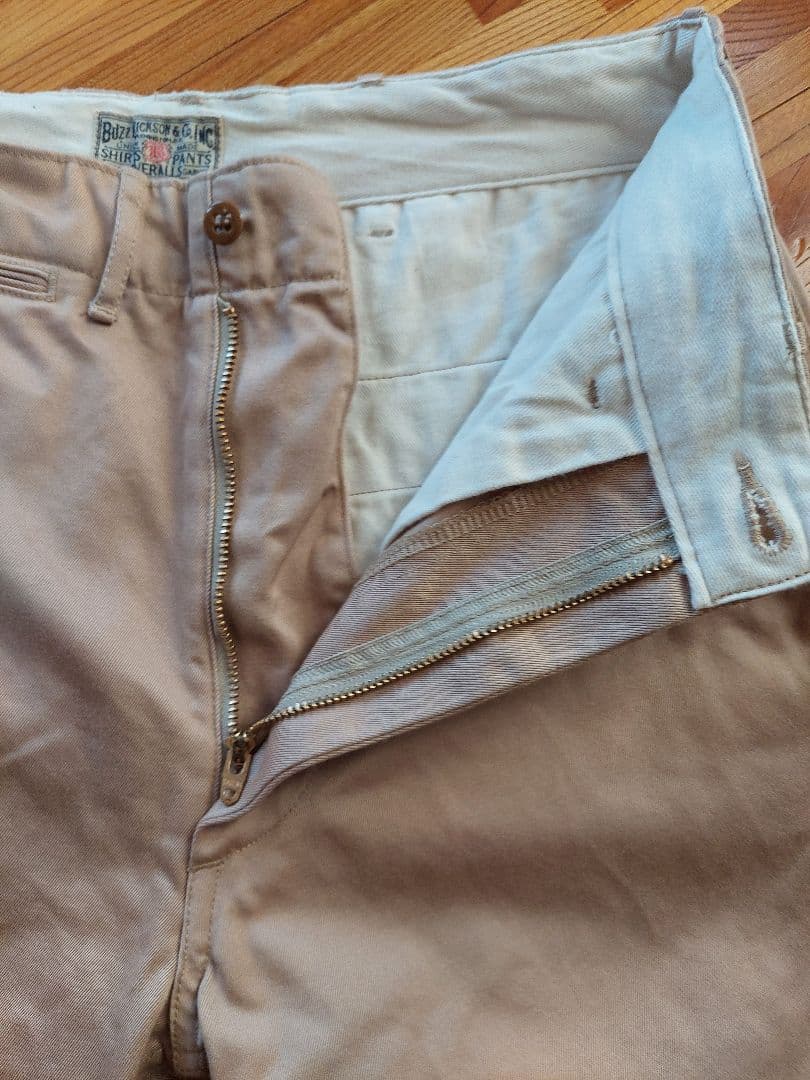 バズリクソンズ　オリジナルスペック　ミリタリーチノ