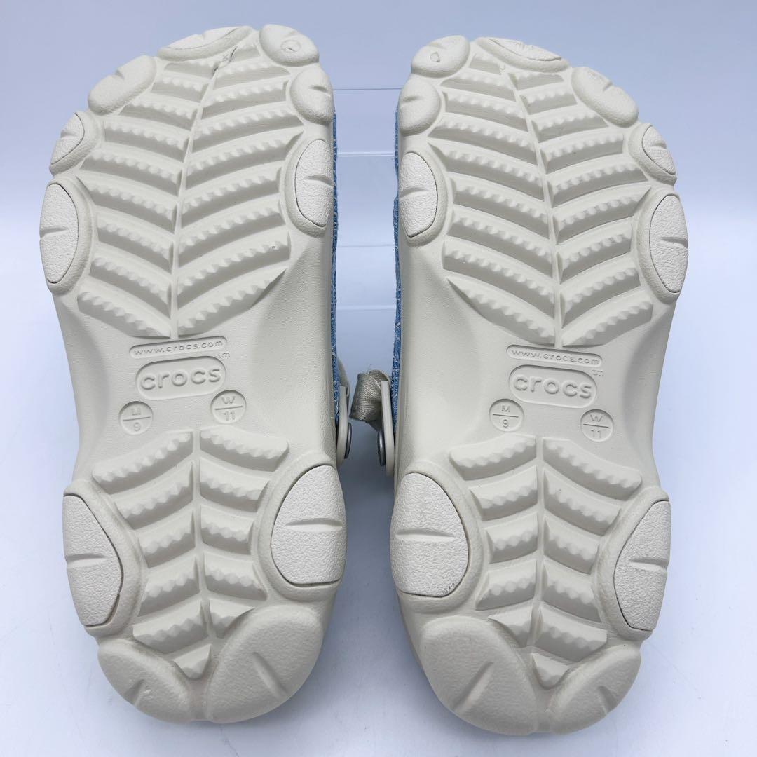 未使用✨Crocs Levi’s サンダル M9/W11 インディゴ