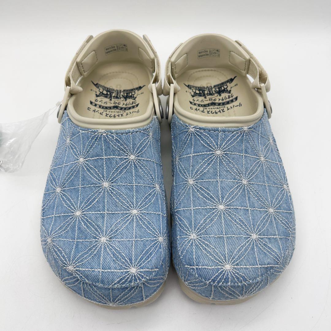未使用✨Crocs Levi’s サンダル M9/W11 インディゴ
