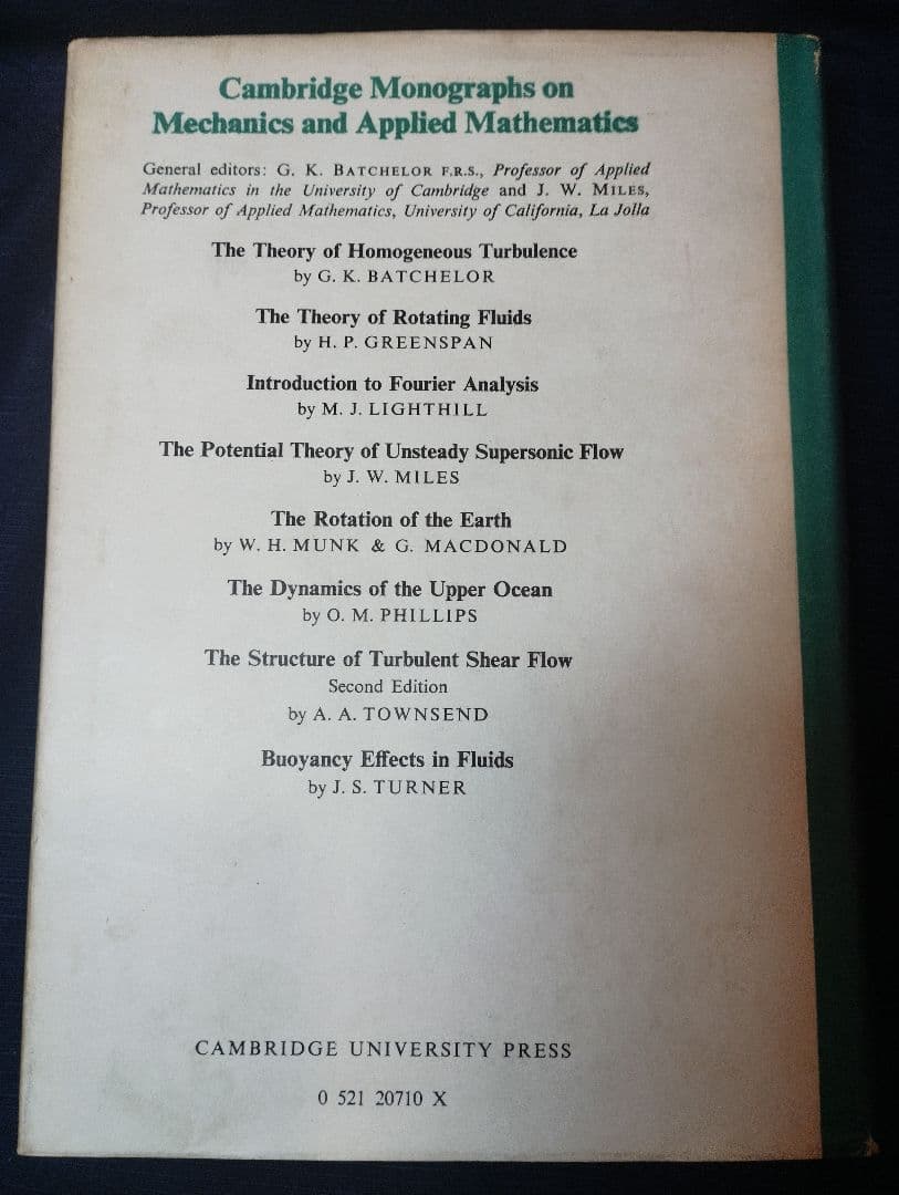 洋書 The Structure of Turbulent Shear Flow