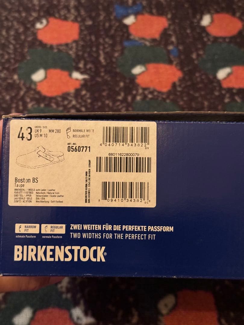 BIRKENSTOCKビルケンシュトック ボストン トープ 280