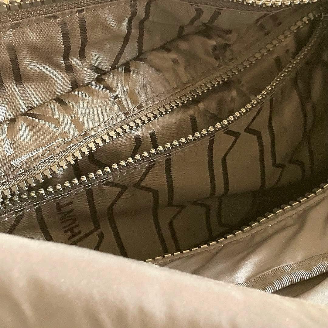 【極美品】HUNTER ハンター フレイムド パファー ラージ ホーボー 肩掛け