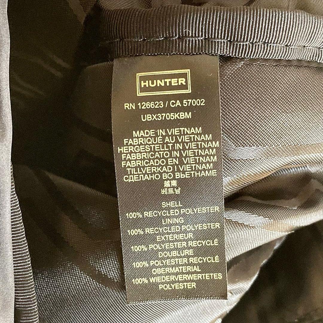 【極美品】HUNTER ハンター フレイムド パファー ラージ ホーボー 肩掛け