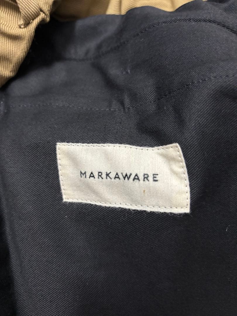 MARKAWAREチノ　ワイドパンツ