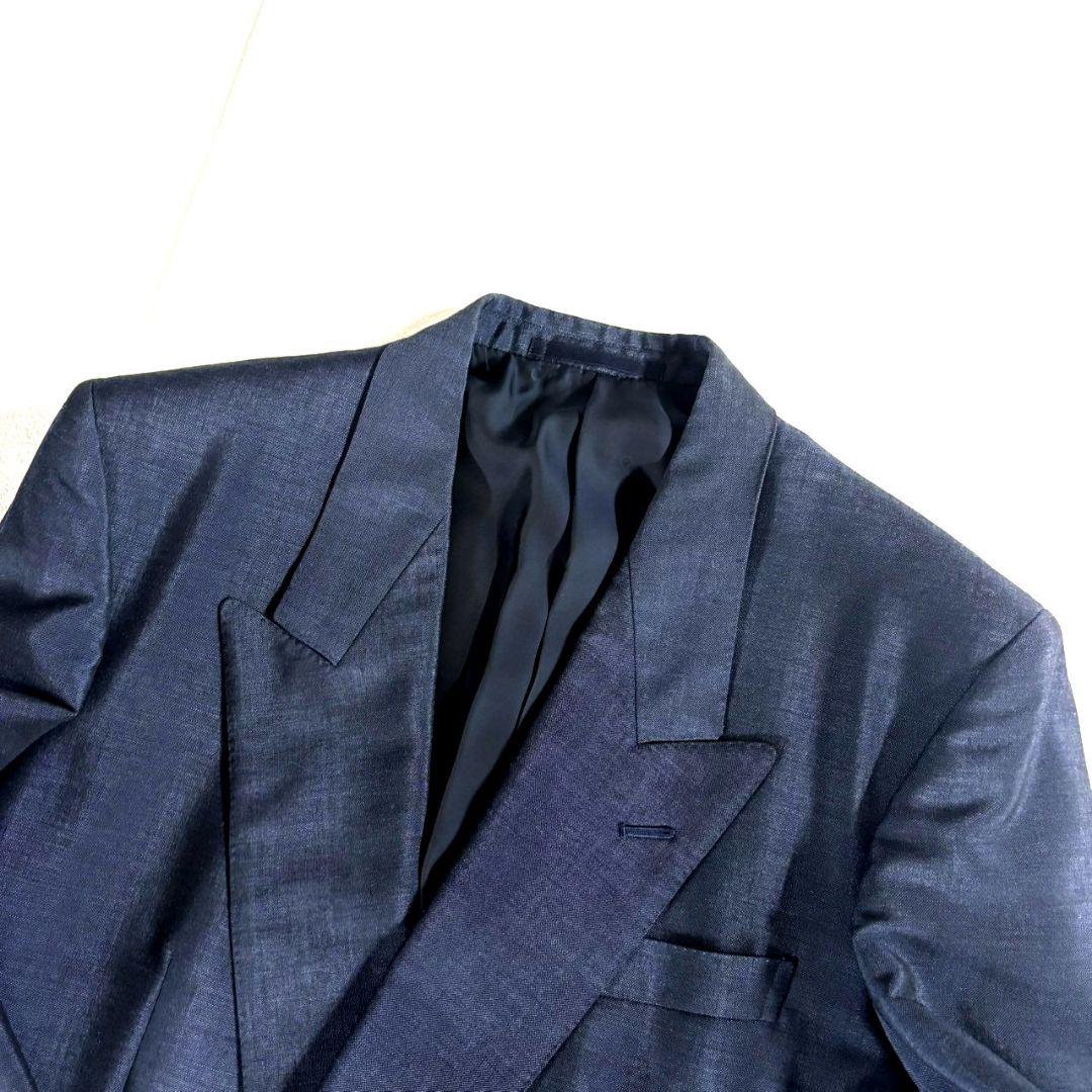 クリスチャン・ディオール ムッシュ メンズ ヴィンテージスーツ ネイビー A5