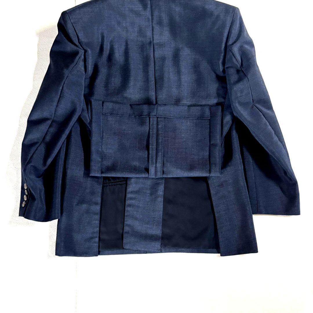 クリスチャン・ディオール ムッシュ メンズ ヴィンテージスーツ ネイビー A5