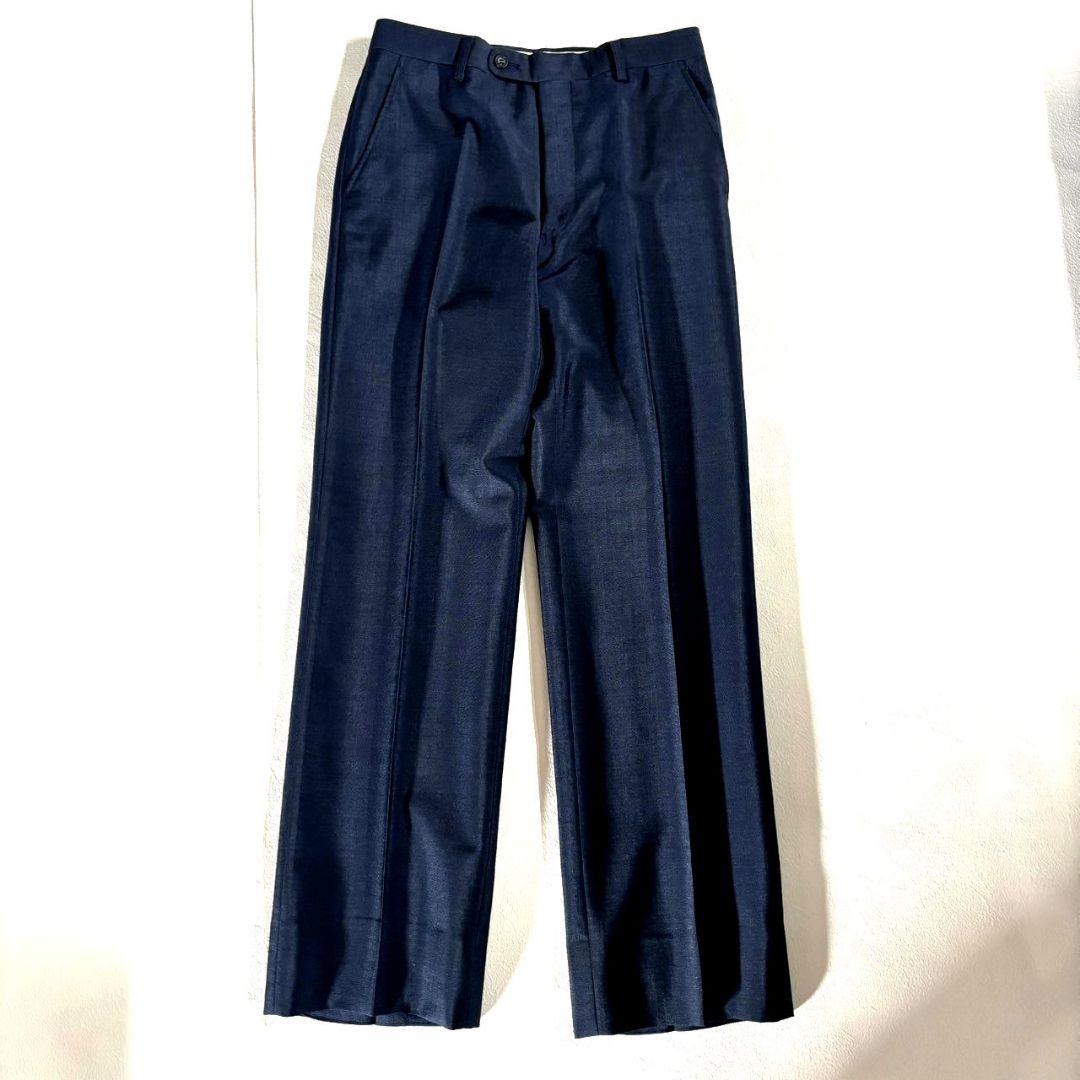 クリスチャン・ディオール ムッシュ メンズ ヴィンテージスーツ ネイビー A5