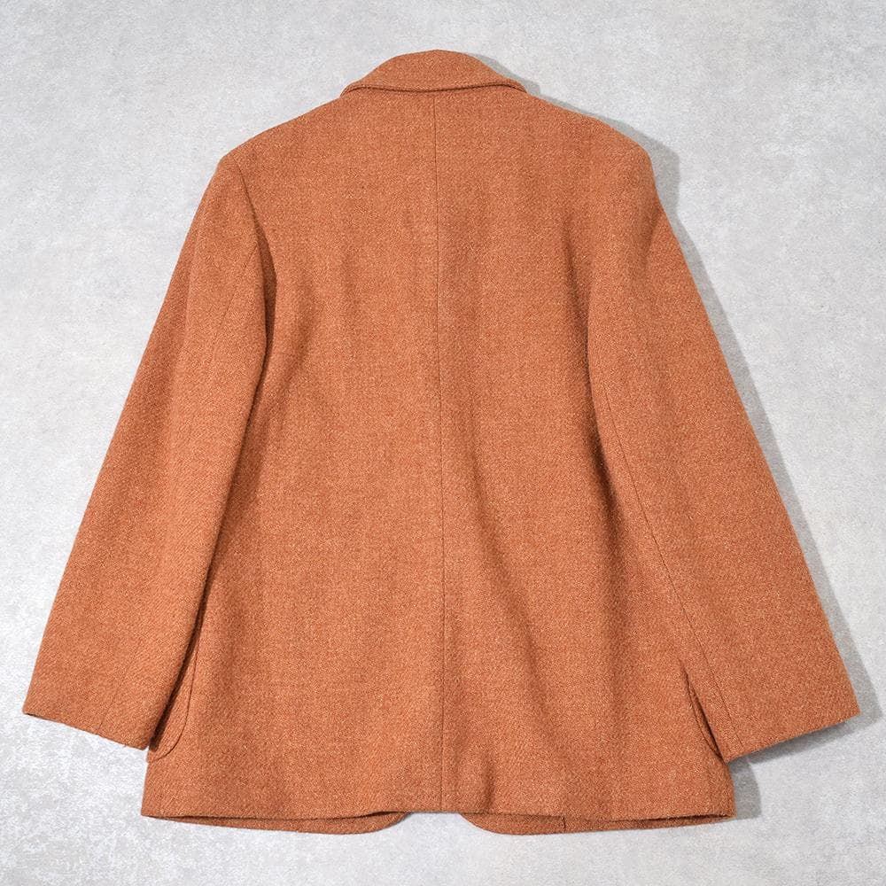 90s 初期 マーガレットハウエル × ハリスツイード ジャケット オレンジ Ⅱ