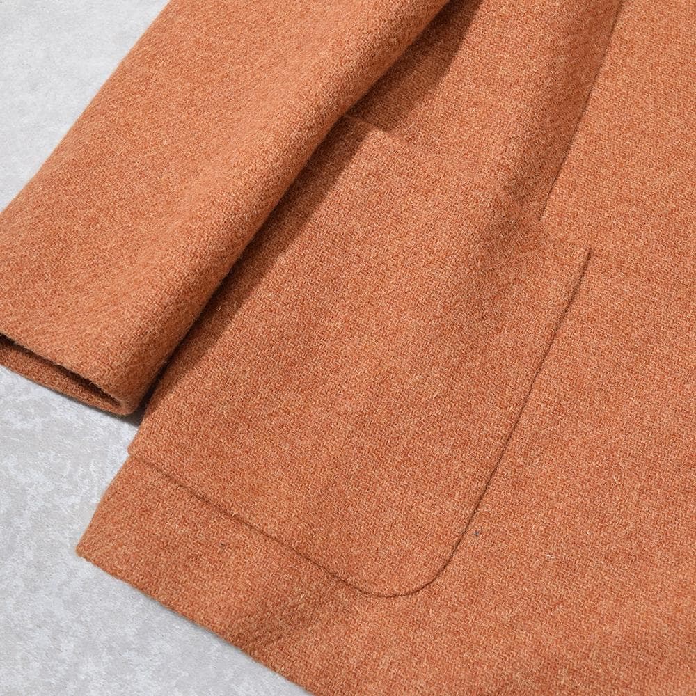 90s 初期 マーガレットハウエル × ハリスツイード ジャケット オレンジ Ⅱ