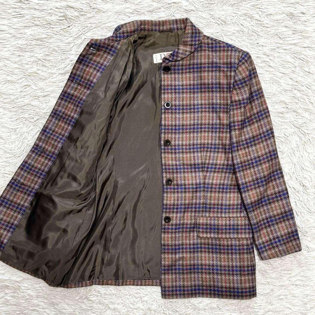 美品 vintage Dior ツイード ウールジャケット 千鳥柄