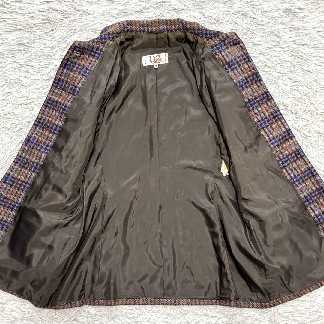 美品 vintage Dior ツイード ウールジャケット 千鳥柄