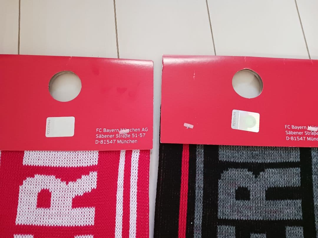 セット購入 現地ドイツ購入 FCバイエルンミュンヘン マフラー 3本セット