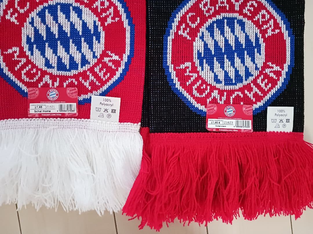 セット購入 現地ドイツ購入 FCバイエルンミュンヘン マフラー 3本セット