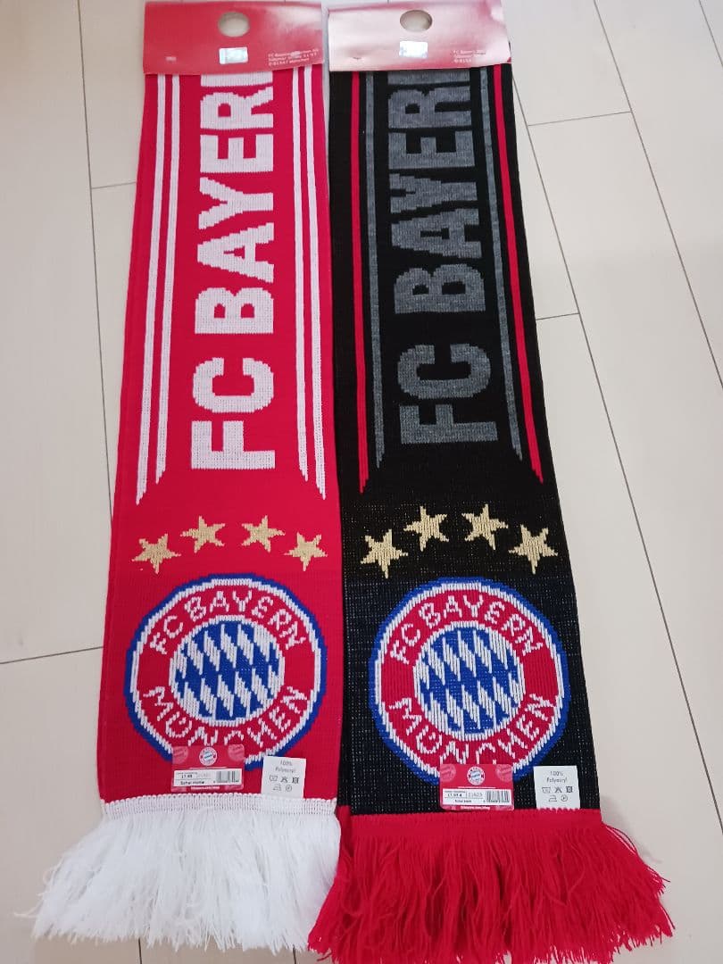 セット購入 現地ドイツ購入 FCバイエルンミュンヘン マフラー 3本セット