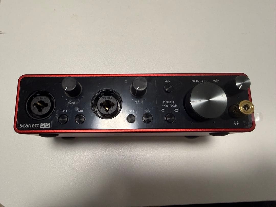 【即日発送】Focusrite Scarlett 2i2 AT2035 マイク