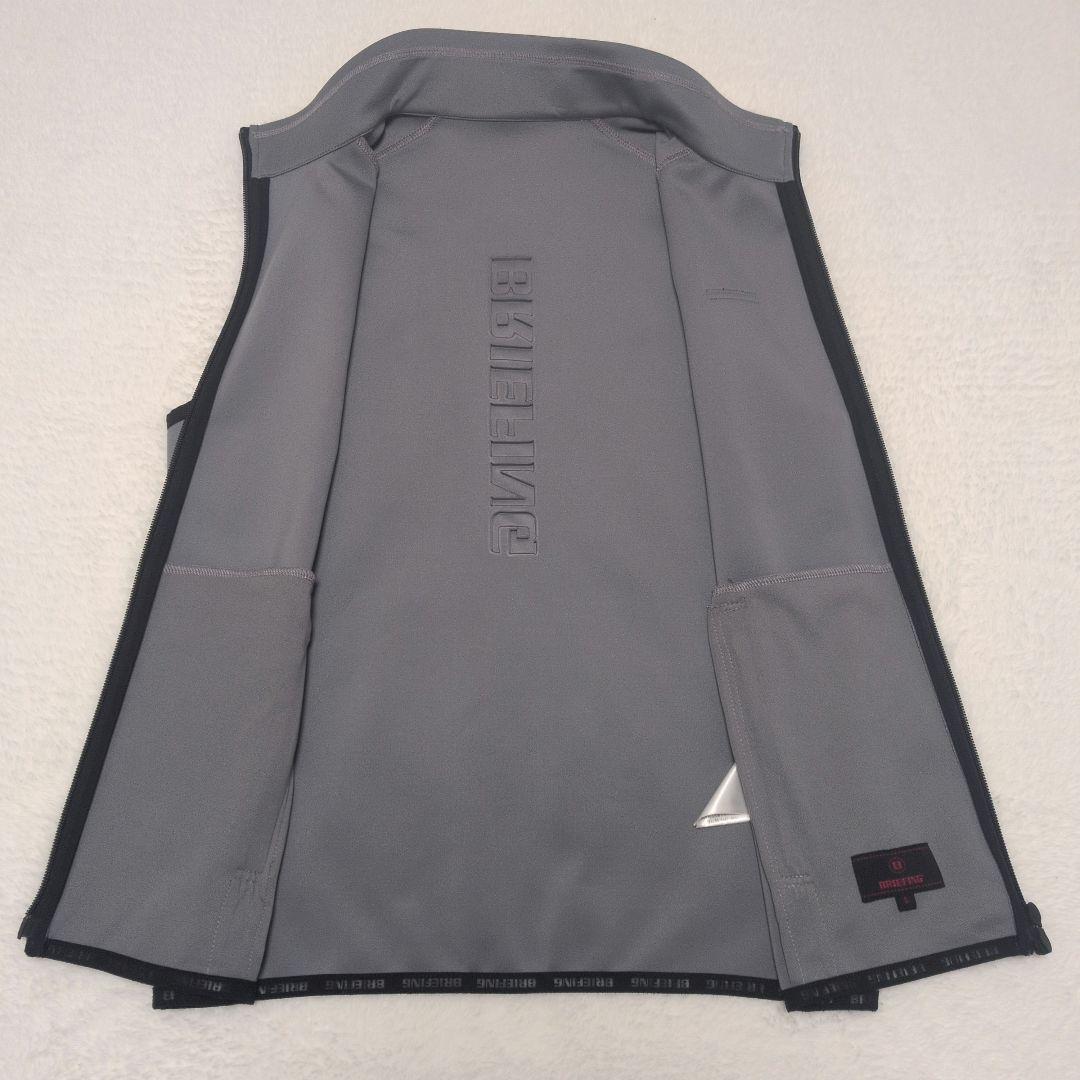 BRIEFING ベスト 3Dロゴ ストレッチ素材 ブリーフィング 男女兼用 S