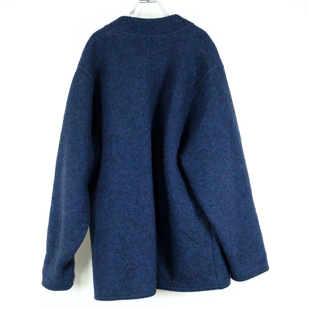 オーストリア製  ガイガー 圧縮ウール チロリアンジャケット 紺