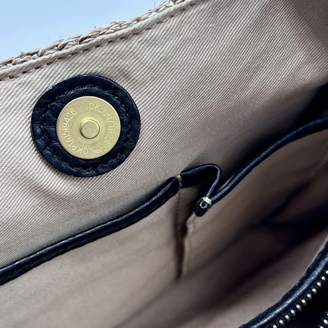 美品✨VIOLAd'ORO ヴィオラドーロ タッセルアバカショルダー