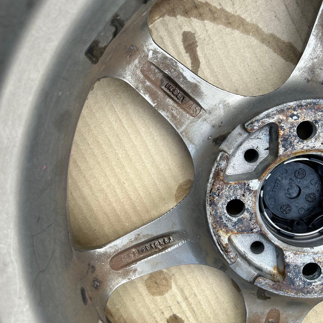 の*ト様 最終値下　15インチ ブロンズ 5スポークホイール