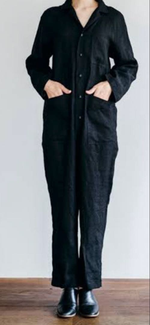 fog linen work ジャンプスーツ　ベック　ブラック