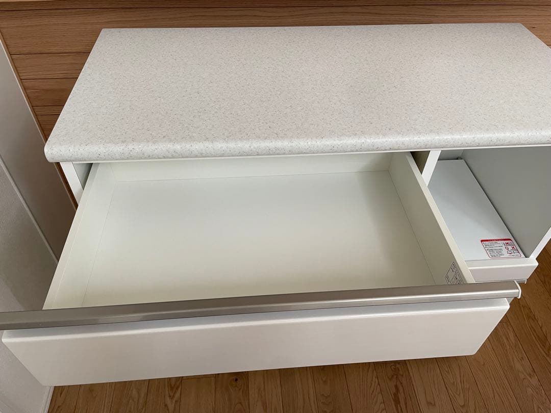 【ニトリ】キッチンカウンター(アルミナ2 100CT WH)