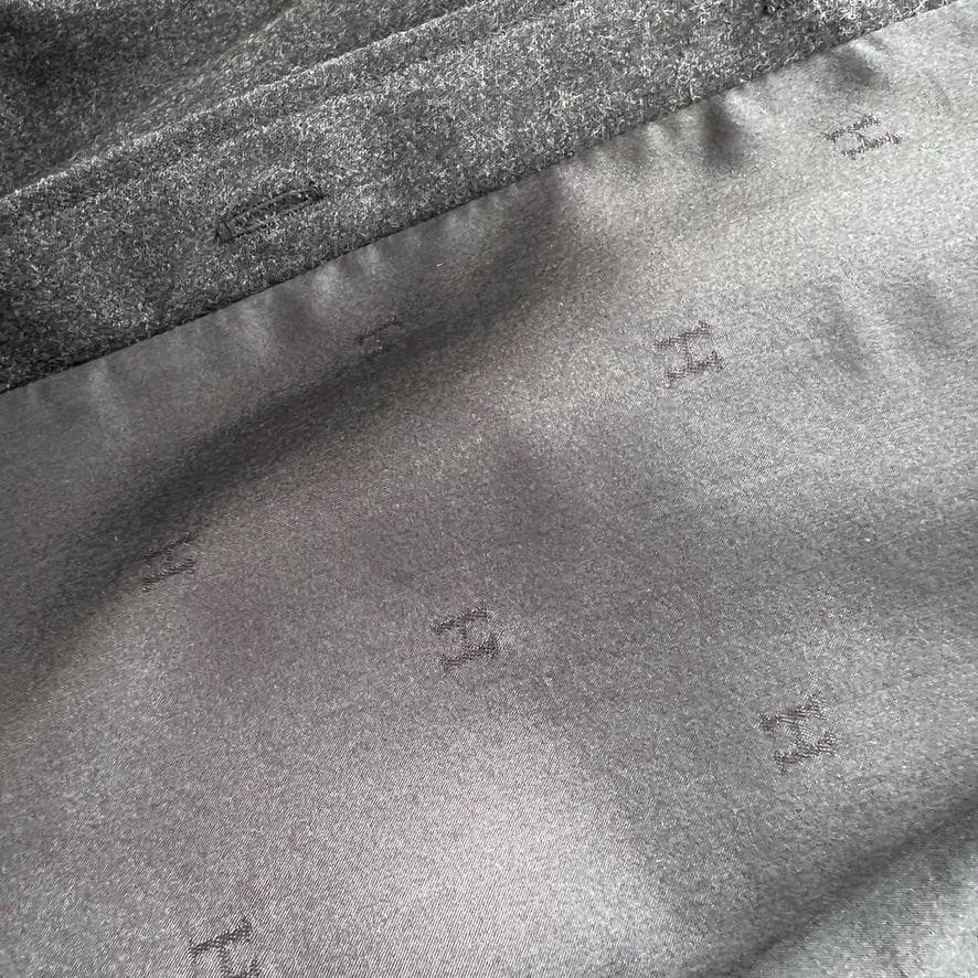 極美品★HERMES★ウール★フラノ★ベルト付★トレンチコート★ワンピース